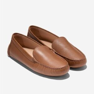 Women's Emmie Drivers. Classic Brown Leather Loafers